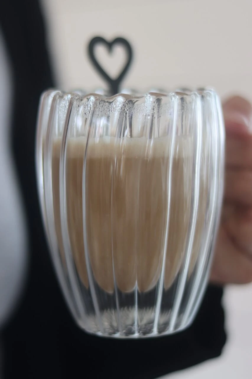 Double Wall Glass Mugs – Bubble Set Of 2 4 Double Wall Glass Mugs – Bubble Set Of 2 - Image 4