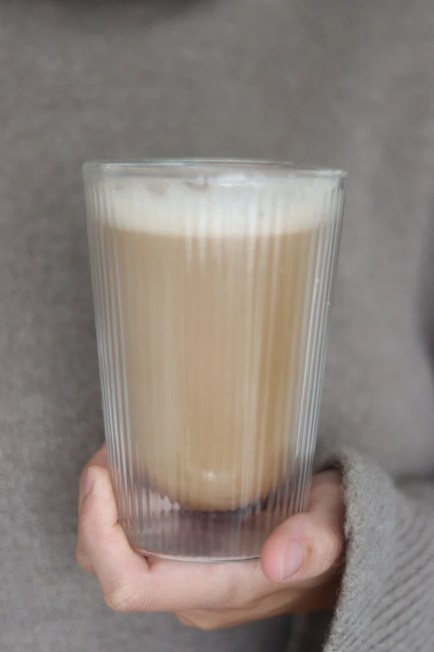 Double Wall Latte Glass – Fluted 2 Double Wall Latte Glass – Fluted - Image 2