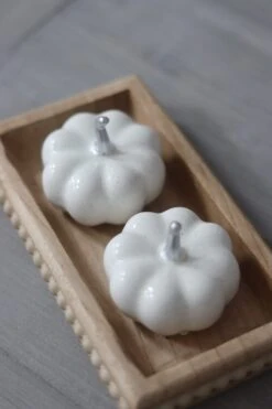 Ceramic Pumpkin Speckled – Small 2PC