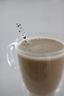 Set Of 4 Glass Straws – Black/Multi Heart -Pretty Little Home 2IMG 7044