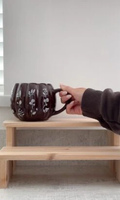 Two Tier Display Stand Small- Natural -Pretty Little Home 3IMG 4495 2