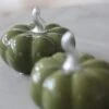 Ceramic Pumpkin Autumnal Green – Medium 2PC