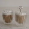 Double Wall Coffee Glasses – Bubble Set Of 2