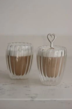 Double Wall Coffee Glasses – Bubble Set Of 2