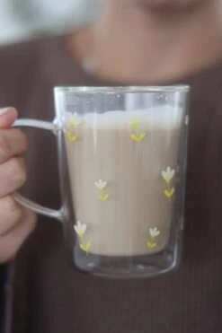 Slim Double Wall Glass Mug – Early Autumn -Pretty Little Home 3IMG 6608 2