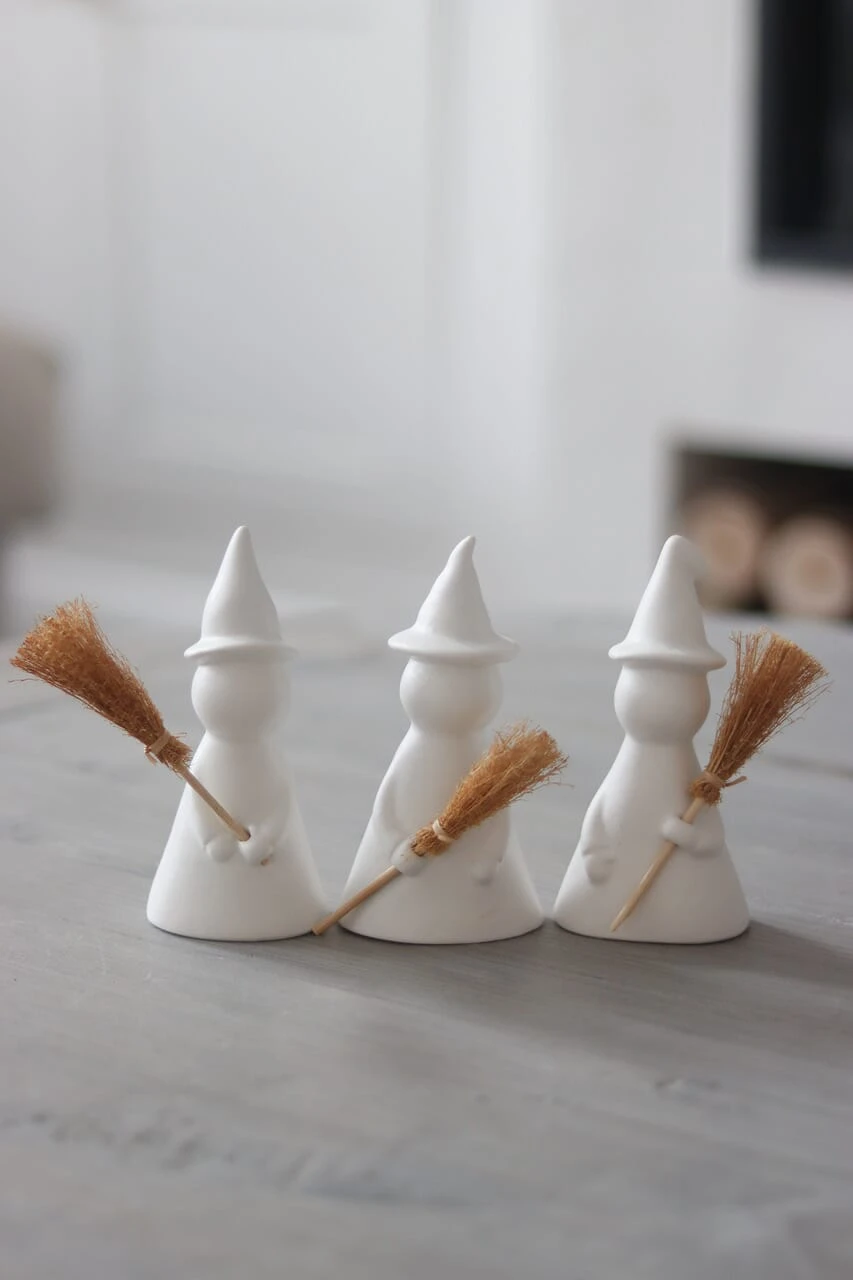 Ceramic Witches – Set Of 3 1 Ceramic Witches – Set Of 3