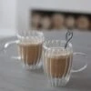 Double Wall Glass Mugs – Bubble Set Of 2