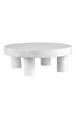 Round Small Stool – White -Pretty Little Home IMG 0088