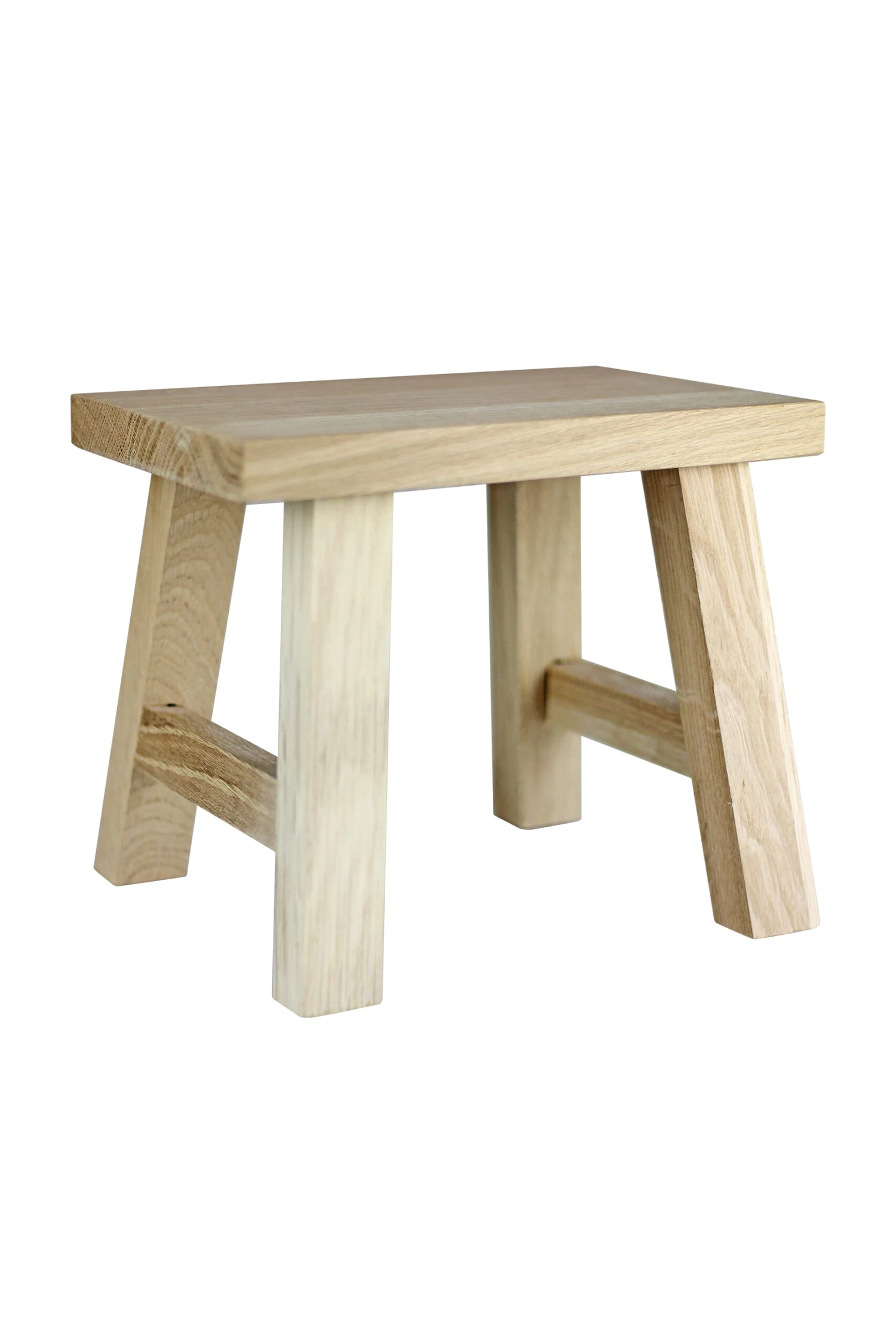 Solid Oak Stool – Worktop 1 Solid Oak Stool – Worktop