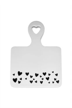 Engraved Heart Square Coaster – Small White -Pretty Little Home IMG 0130