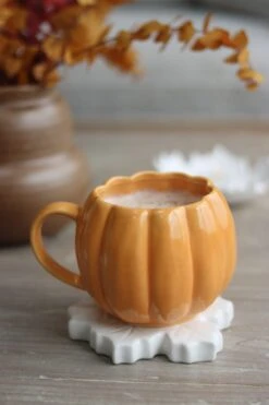 Large Pumpkin Mug – Ochre -Pretty Little Home IMG 0208 2