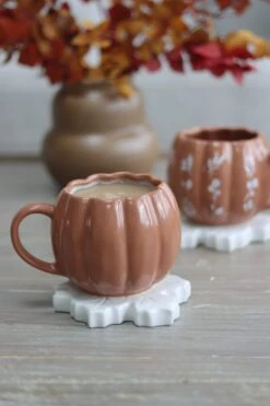Large Pumpkin Mug – Mocha -Pretty Little Home IMG 0237 2