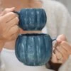 Mini Pumpkin Mug – Blue