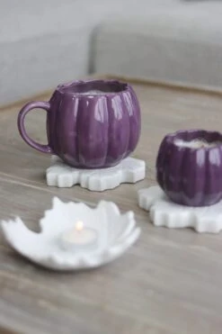 Large Pumpkin Mug – Purple