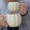 Mini Pumpkin Mug – Beige
