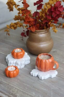 Mini Pumpkin Mug – Autumnal Orange