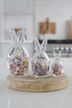 Glass Bunny Jar – Large -Pretty Little Home IMG 0539
