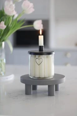 Round Small Stool – Grey -Pretty Little Home IMG 0736