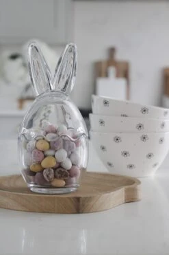 Glass Bunny Jar – Large