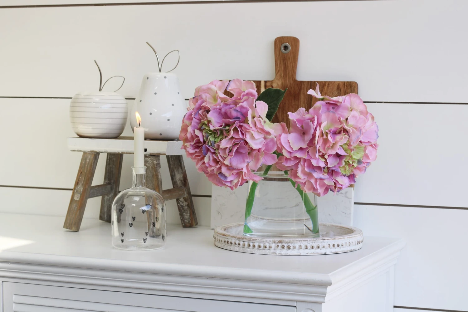 Glass Bud Vase – Black Multi Heart 4 Glass Bud Vase – Black Multi Heart - Image 4