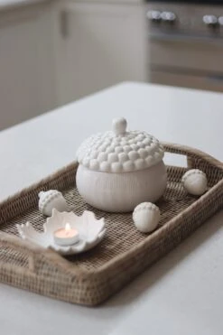 Ceramic Acorn Jar – Speckled -Pretty Little Home IMG 0893 2