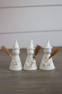 LED Ceramic Witches – Set Of 3 -Pretty Little Home IMG 0928