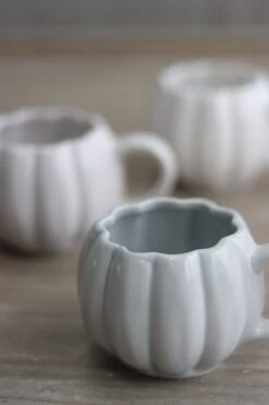 Mini Pumpkin Mug – Light Grey -Pretty Little Home IMG 1050 2