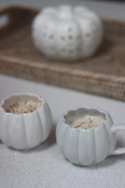 Mini Pumpkin Mug – Light Grey -Pretty Little Home IMG 1054 2