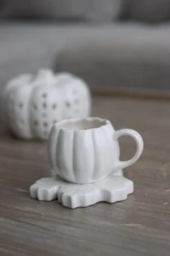 Mini Pumpkin Mug – White 6 Mini Pumpkin Mug – White -Pretty Little Home IMG 1055 2
