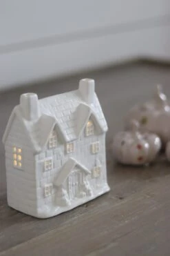 Large LED Ceramic House – Autumn