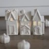 Large LED Ceramic House – Autumn 3Pc