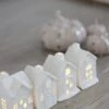 LED Small Ceramic Houses – Autumn 4pc