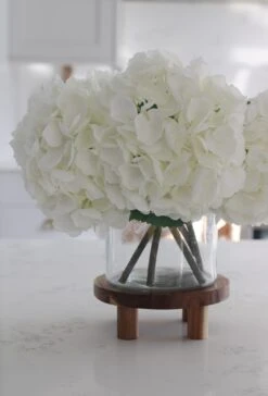 Faux White Hydrangea Stem -Pretty Little Home IMG 1174