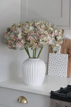 Faux Lavender Hydrangea Stem -Pretty Little Home IMG 1175