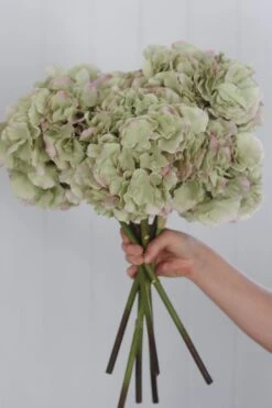 Faux Green Hydrangea Stem