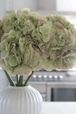 Faux Green Hydrangea Stem -Pretty Little Home IMG 1204