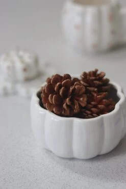 Ceramic Pumpkin Bowl – Speckled -Pretty Little Home IMG 1207 2
