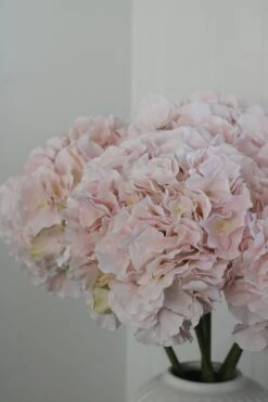 Faux Pink Hydrangea Stem -Pretty Little Home IMG 1217