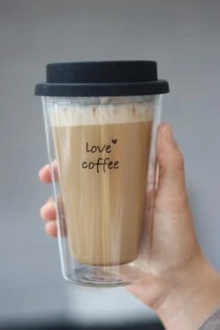 Double Wall Travel Mug – Love Coffee