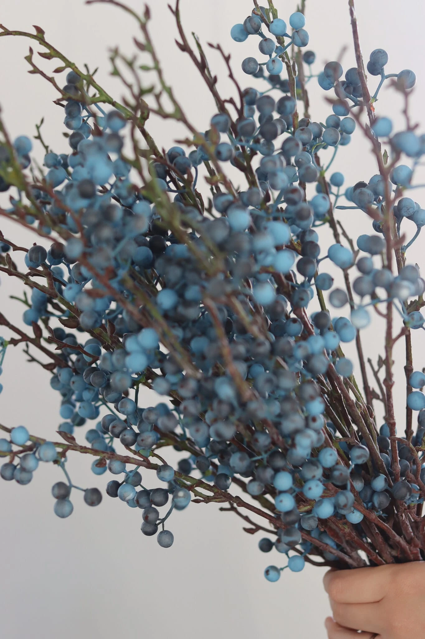 Faux Blue Berry Stem 2 Faux Blue Berry Stem - Image 2