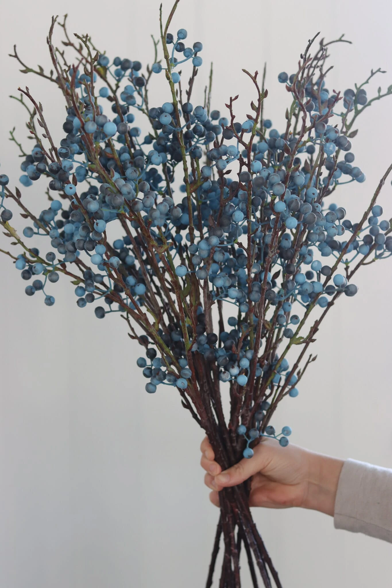 Faux Blue Berry Stem 4 Faux Blue Berry Stem - Image 4