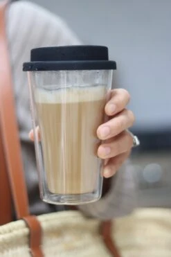 Double Wall Travel Mug – Plain/Black -Pretty Little Home IMG 1358