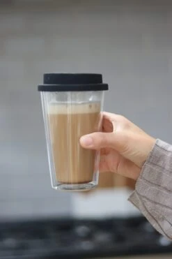 Double Wall Travel Mug – Plain/Black -Pretty Little Home IMG 1361