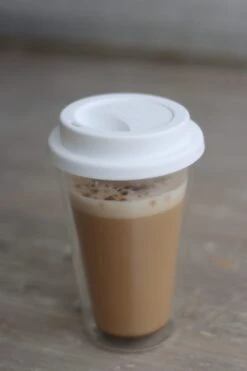 Double Wall Travel Mug – Plain/White -Pretty Little Home IMG 1367