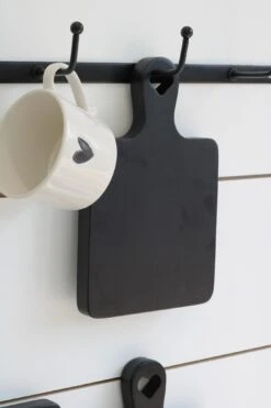 Chopping Board Set – Heart Handled Square Black -Pretty Little Home IMG 1663 1 1