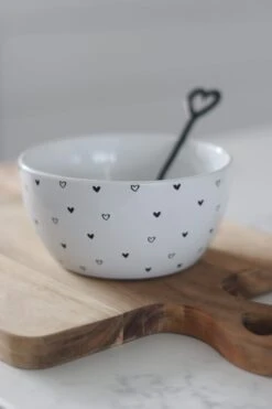 Ceramic Bowl – Multi Hearts Dots -Pretty Little Home IMG 1714 2