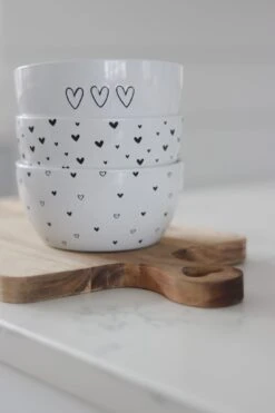 Ceramic Bowl – Multi Hearts Dots -Pretty Little Home IMG 1717 2