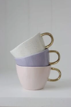 Irregular Stoneware Mug – Lilac -Pretty Little Home IMG 1796 3 1