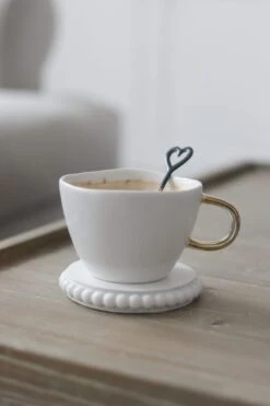 Irregular Stoneware Mug – White