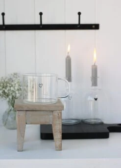 Glass Bud Vase – Set Of 2 Large/Black Hearts 6 Glass Bud Vase – Set Of 2 Large/Black Hearts -Pretty Little Home IMG 2718 2